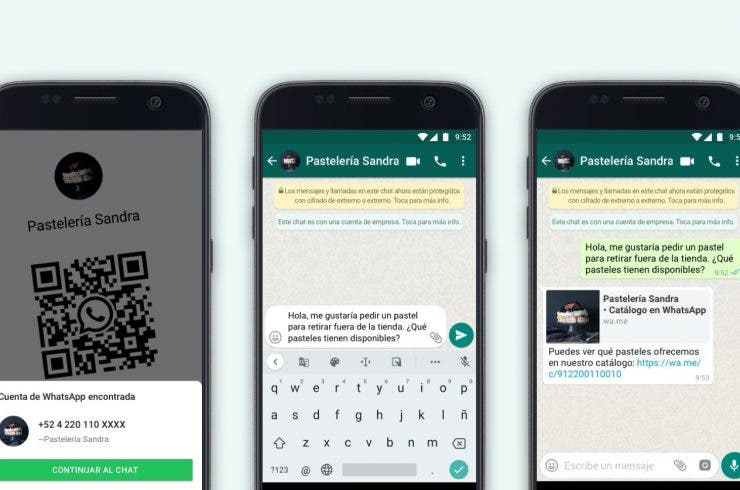 WhatsApp Business también recibe los códigos QR para que los comercios lo pongan en sus tickets